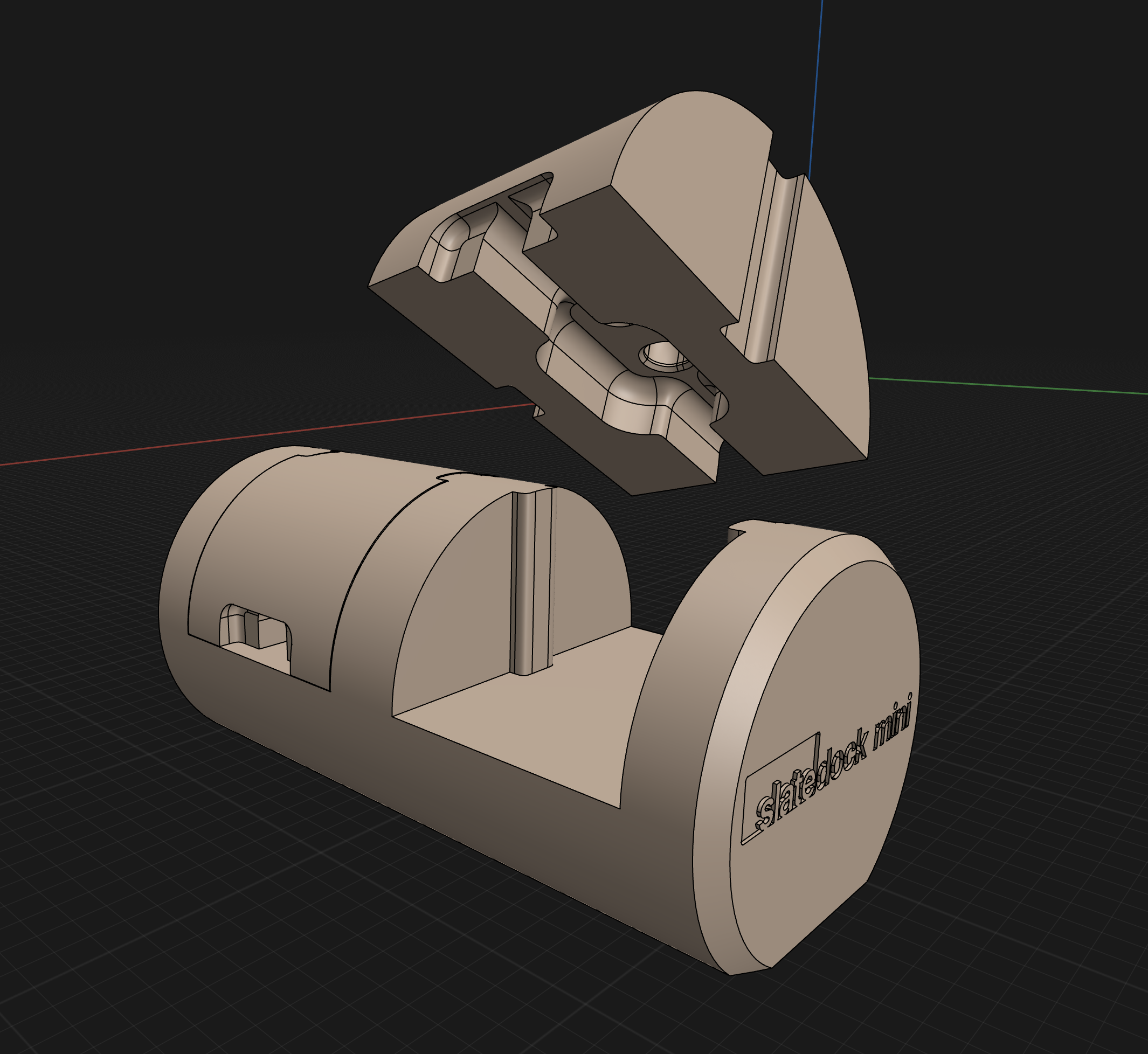 Slatedock Mini with a module popping out.