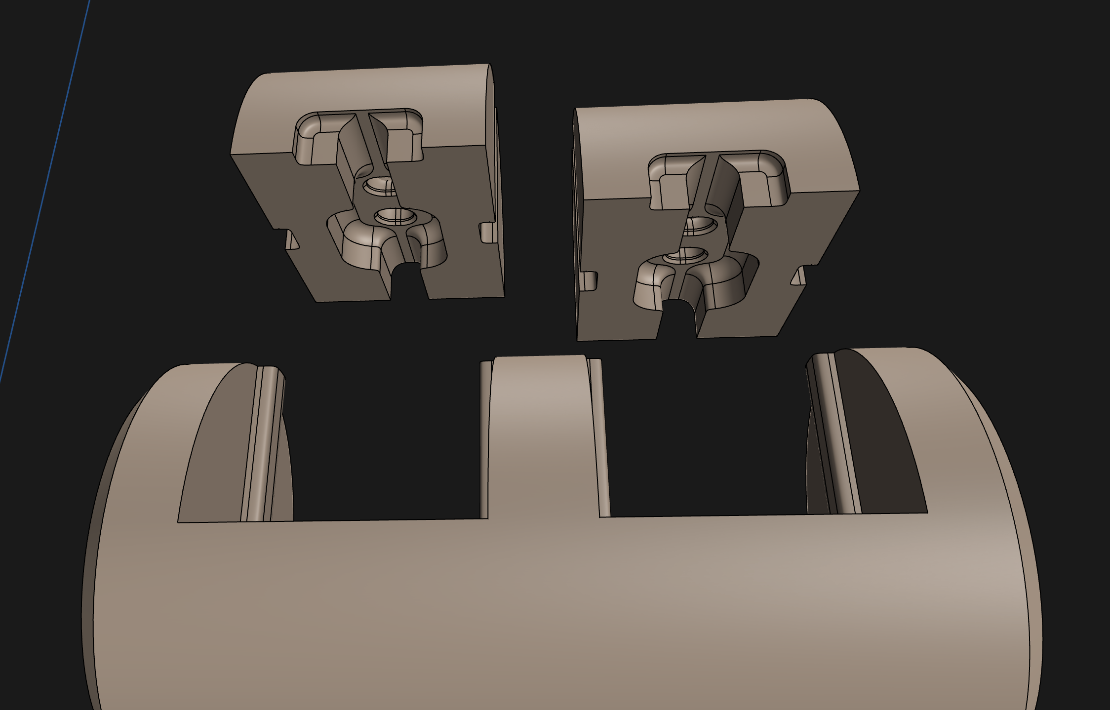 Slatedock Mini with both of the two modules popping out.